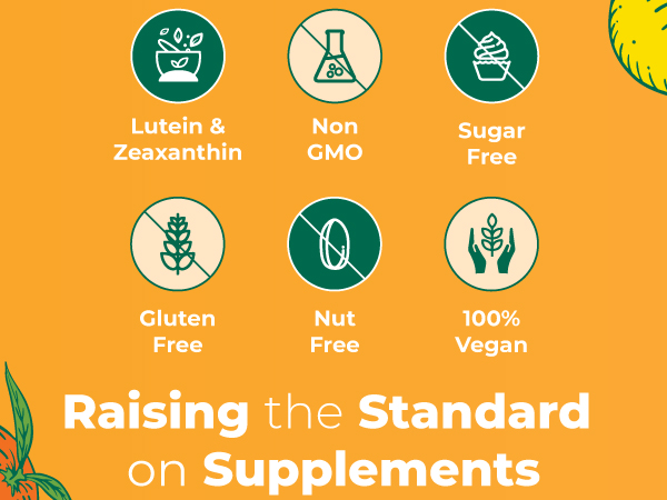 MARYRUTH'S Lutein Gummies with Zeaxanthin, 30 Count, Eye Health