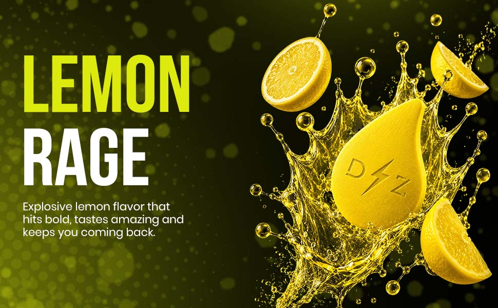 Nootropic Brain Candy Caffeine Tablets - Lemon Rage, 25ct