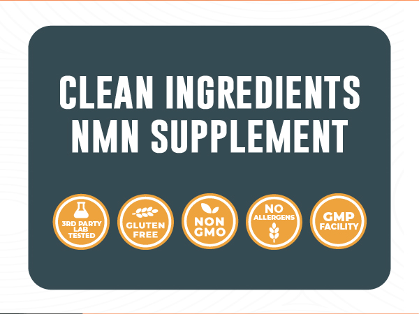 Left Coast Performance NMN Supplement 500mg for NAD+ Support, 60 Capsules