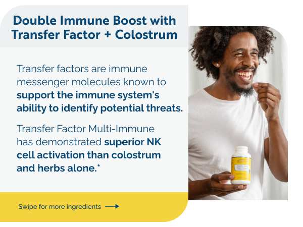 Researched Nutritionals Transfer Factor Multi-Immune Support, 90 Capsules