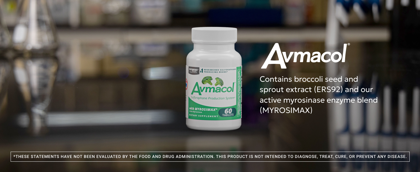 Nutramax Avmacol Extra Strength Sulforaphane Producing Supplement, 30 Tabs