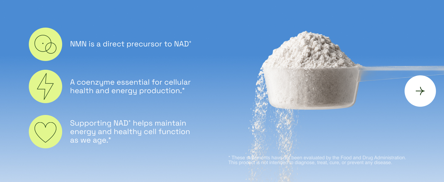 Cata-Kor NMN Supplement Powder 1000 mg - Pure NMN Powder 100 Servings 105g