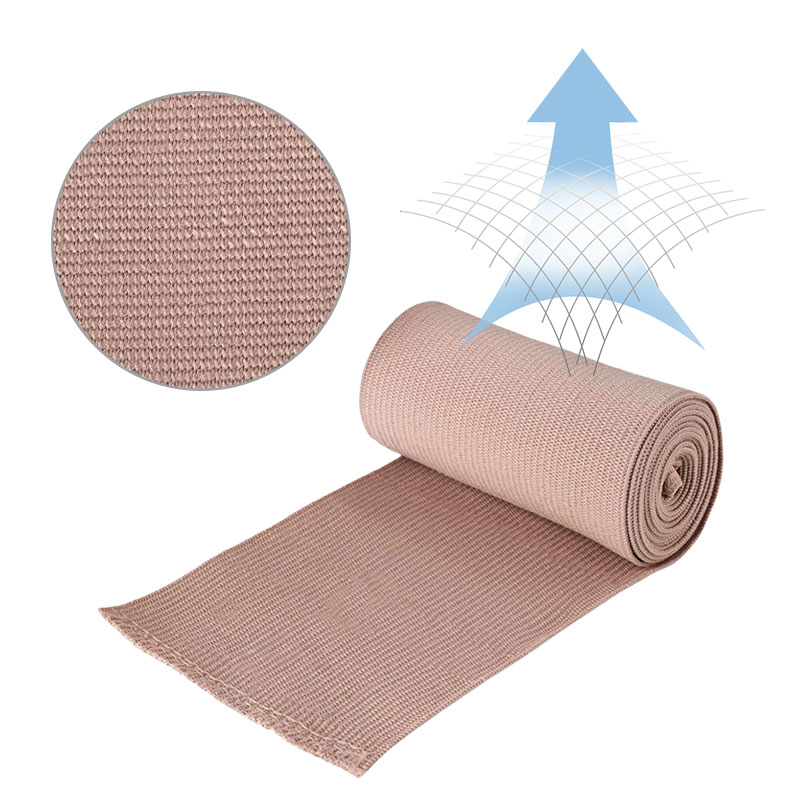 FRESINIDER Elastic Bandage Wrap 4 Pack(2 X 3" + 2 X 4" Wide Rolls) + 24 Clips | Stretch Compression Bandage Stretches up to 15ft | Ideal for Medical, Sports, Sprains, Calf, Ankle & Foot