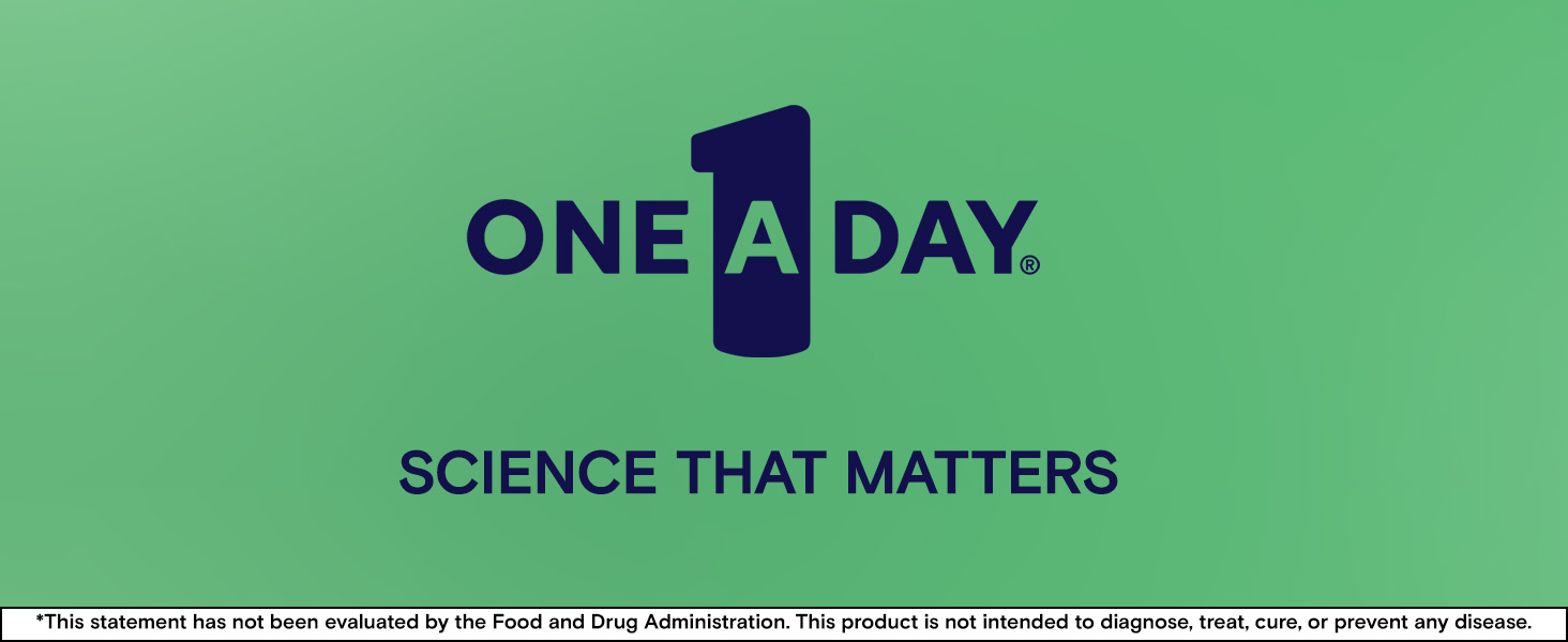 One A Day Energy Daily Essentials Multivitamin, Energy Supplement to Support Mental Alertness and Immune Health with Vitamins A C, D, E, Zinc and Caffeine, 120 Count