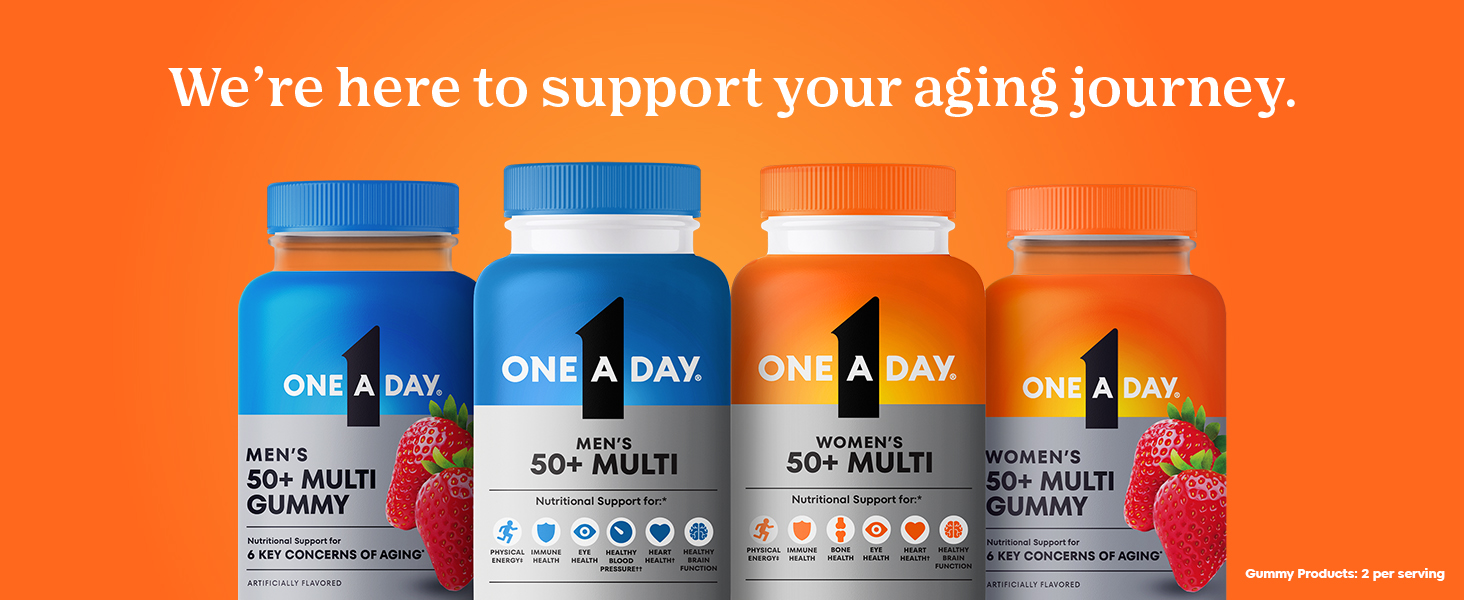 One A Day Multivitamin for Men - Daily Mens Multivitamins with Vitamin D, Zinc, Folic Acid, and B Vitamins, Physical Energy Support, 200 Count
