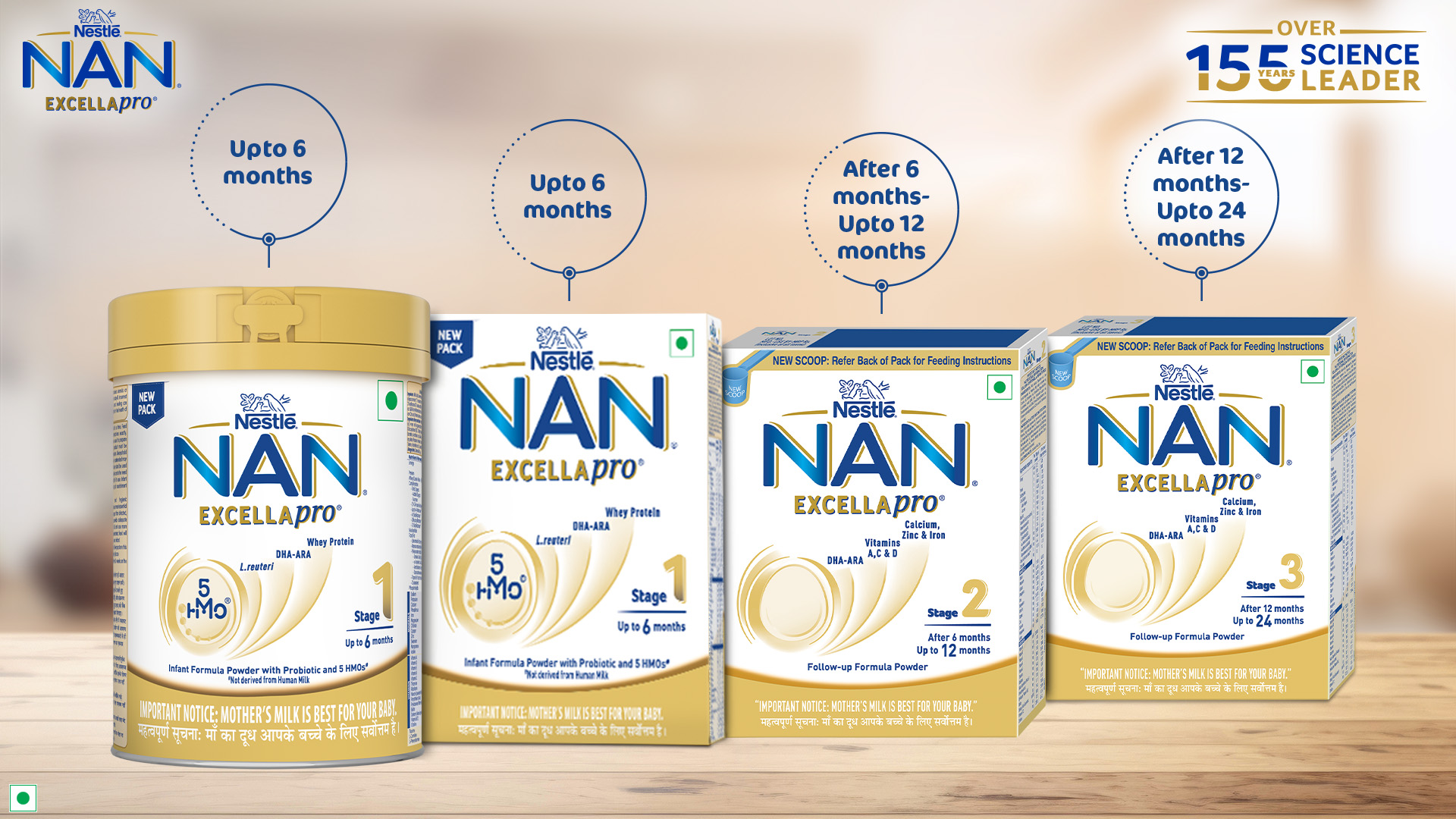 NAN EXCELLAPRO Stage 3 | Follow-Up Formula 12-24 Months | DHA-ARA | 1.2kg