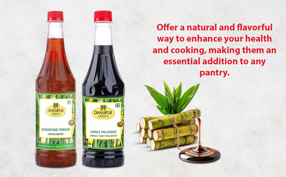 Dhampure Speciality Sugarcane Molasses & Sugarcane Vinegar Sirka, 1600ml