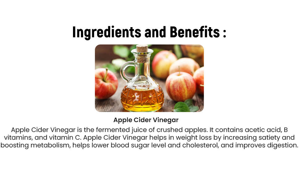 Steadfast Nutrition Apple Cider Vinegar Tablets for Weight Loss boost Immunity Strengthen (Apple, 20 Tablets, 80g)