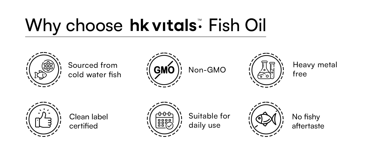 hk vitals Fish Oil & Multivitamin Combo Pack, 2 x 60 Tablets