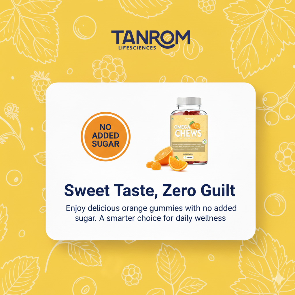 OmegaChews - Daily Orange Flavor Multivitamin Gummies (30 Pack) with Veg Omega-3, Vitamins B, C, D, Iron, Zinc, Calcium, Magnesium for Growing Kids & Busy Families - New Environment Friendly Packaging