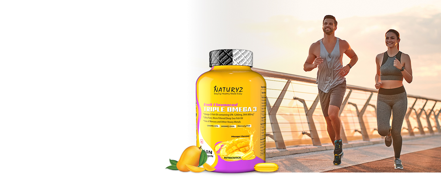 Naturyz Imported Icelandic COD Liver Oil Capsules with Natural Omega 3 (EPA & DHA), Rich in Vitamin D & A, Mercury Free, Immunity, Skin, Eye, Muscle & Joint Health Softgels, 100 Count, Pack of 1