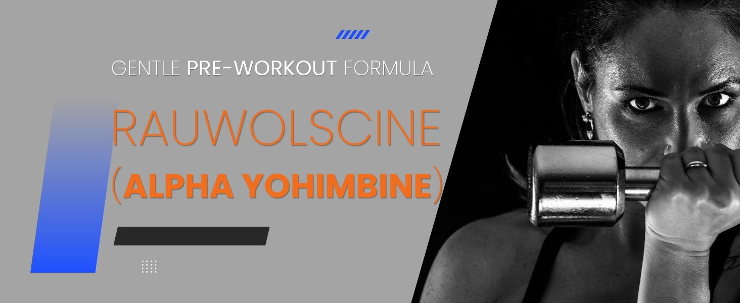 Alpha Yohimbine 2mg | Pre workout supplement for Men and Women | Weight Loss Products | Belly Fat Burner | Pharmaceutical grade | Alpha Yohimbine Hcl 98% Rauwolscine | 60 Capsules by VitaminHaat