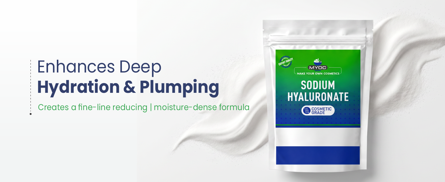 Sodium Hyaluronate Powder - 25 g — cosmetic grade hyaluronic acid for DIY serum, moisturiser and anti-aging formulations