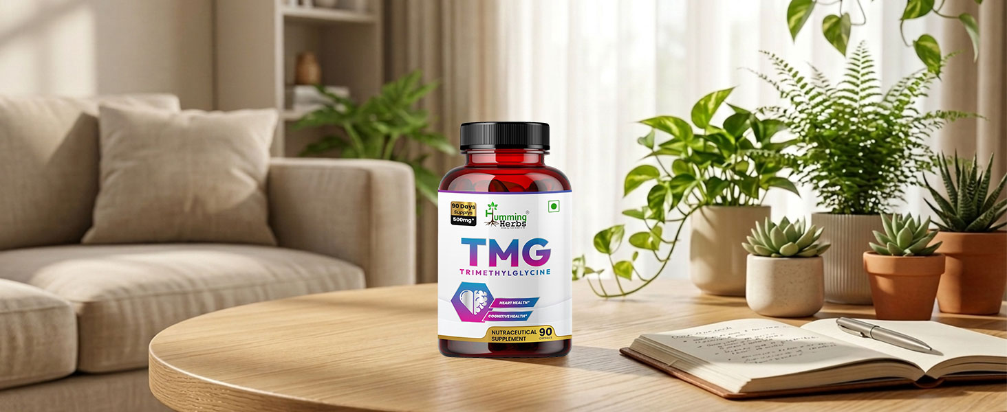 TMG Supplement Trimethylglycine 500 mg – 90 Vegan Capsules | Microcrystalline Encapsulation for Enhanced Bioavailability | Methyl Donor for Heart, Brain, & Homocysteine Support