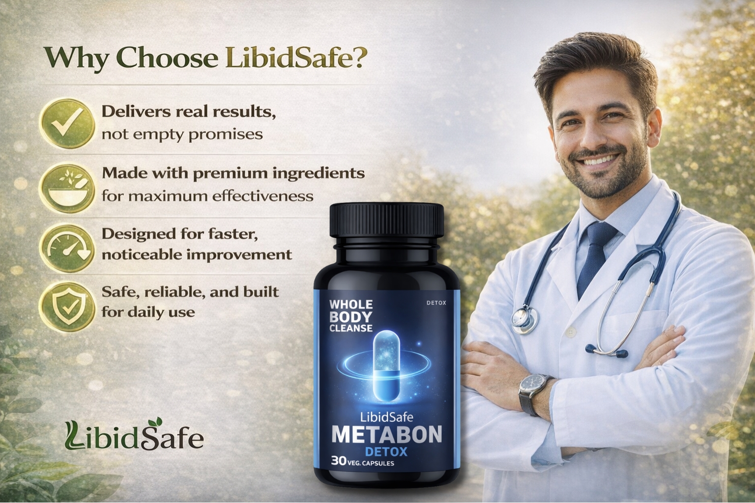 Premium Metabon Detox Capsules – Metabon Whole Body Cleanse Formula with Improved Absorption and Natural Ingredients for Effective Detoxification and Improved Energy Levels
