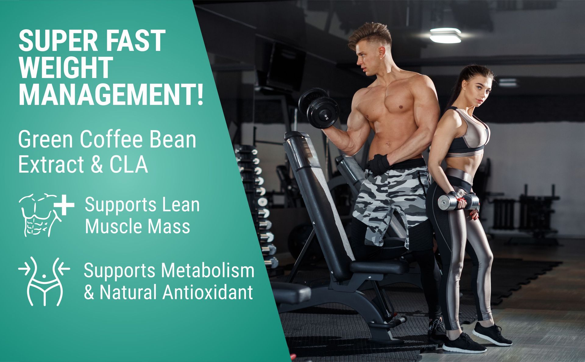Bliss Welness 360* Weight Management | 50% (Green Coffee Bean Extract) + White Kidney Bean Extract + CLA | Carb Control | Metabolism Lean Muscle Health Supplement - 60 Vegeterian Tablets