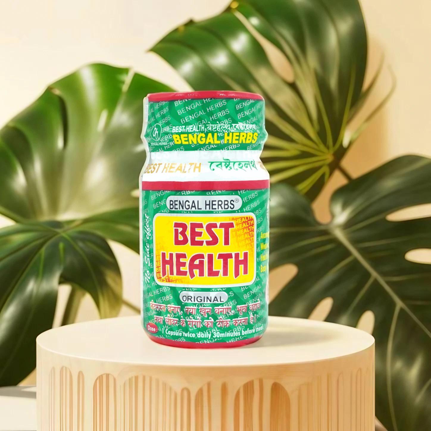 BENGAL HERBS BEST HEALTH 50 CAPSULES (PACK OF 3) for BODY BUILDING & WEIGHT LOSS