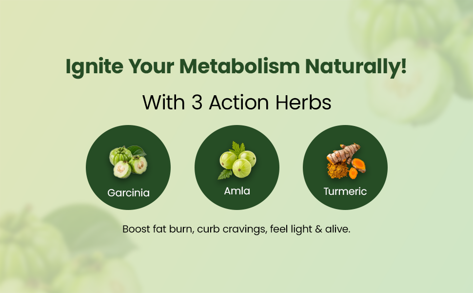 Gacula Metabolic Support Supplement | Keto Fat Burner Weight Loss Products Supplement | 3-in-1 Garcinia, Curcumin & Amla Capsules | Advanced Weight Management, Natural Energy & Antioxidant Support | 60 Vegan Capsules Each Pack ( Pack of 2 )