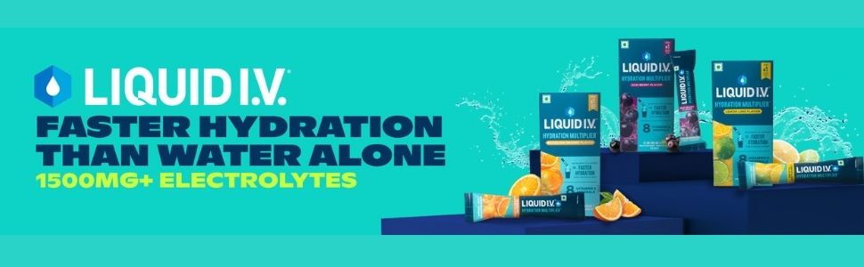 Liquid I.V. Hydration Multiplier – Lemon Lime | Hydration Drink Mix Powder 16 g | Pack of 12 | Sodium & Potassium | Easy-Mix Sticks | No Artificial Sweeteners