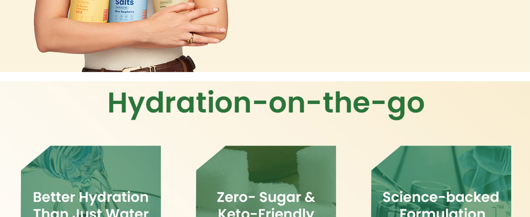 Supply6 Salts | Electrolyte Mix | Zero Added Sugar | Sodium, Potassium, Magnesium, Zinc & Fiber | Keto Friendly, Vegan Friendly, No Preservatives (18 Servings, Lemon Lime)