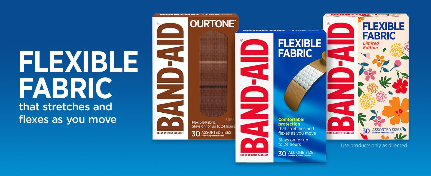 BAND-AID Brand Adhesive Bandages Family Pack, Assorted Sizes, 280 Count