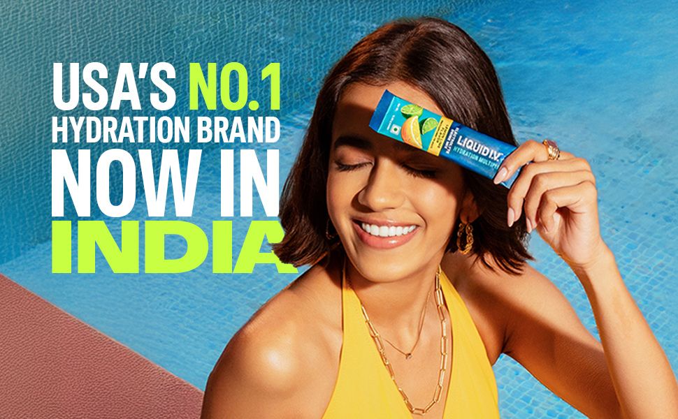 Liquid I.V.™ Hydration Multiplier™ - Lemon Lime|6 Sticks = 3 LTRS| Hydration Drink Mix 16g