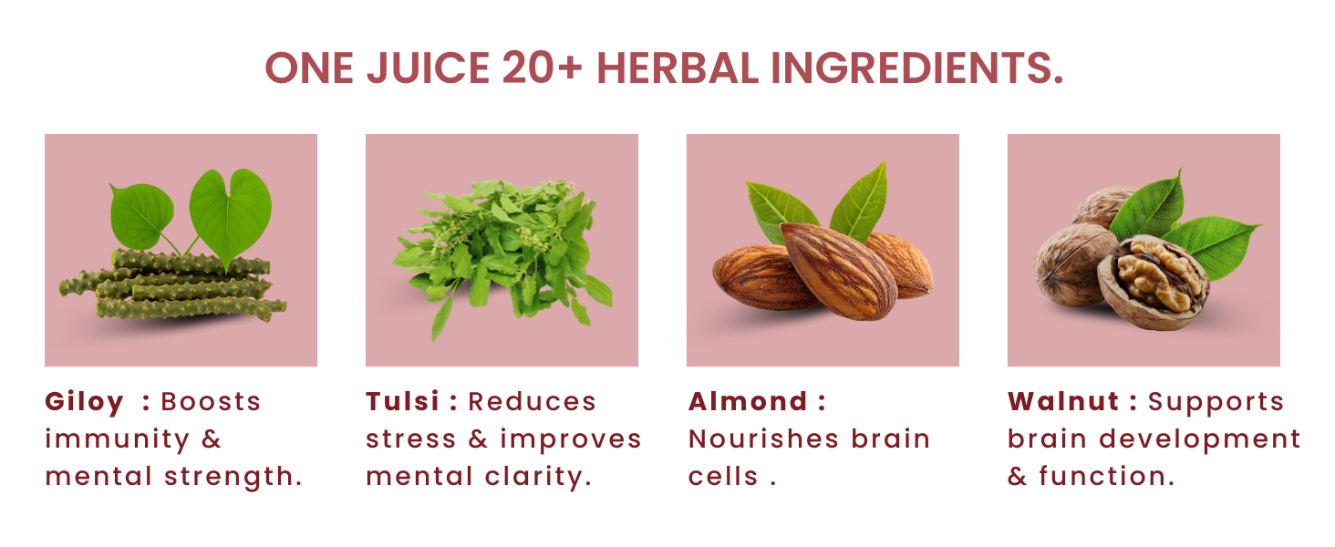 Ayumcure MemoFokus Juice 1L | Ayurvedic Brain Wellness & Memory Support Drink with 11+ Herbs | Supports Focus, Alertness & Cognitive Wellness | 100% Natural