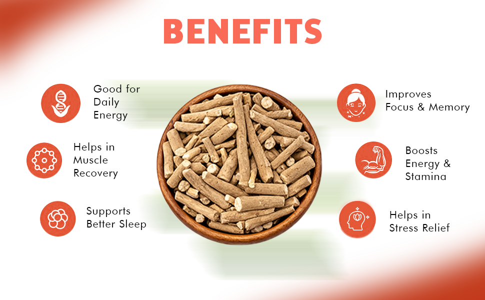 Brijbooti Pure Ashwagandha Root 100 Gm| Withania Somnifera | Pure & Natural