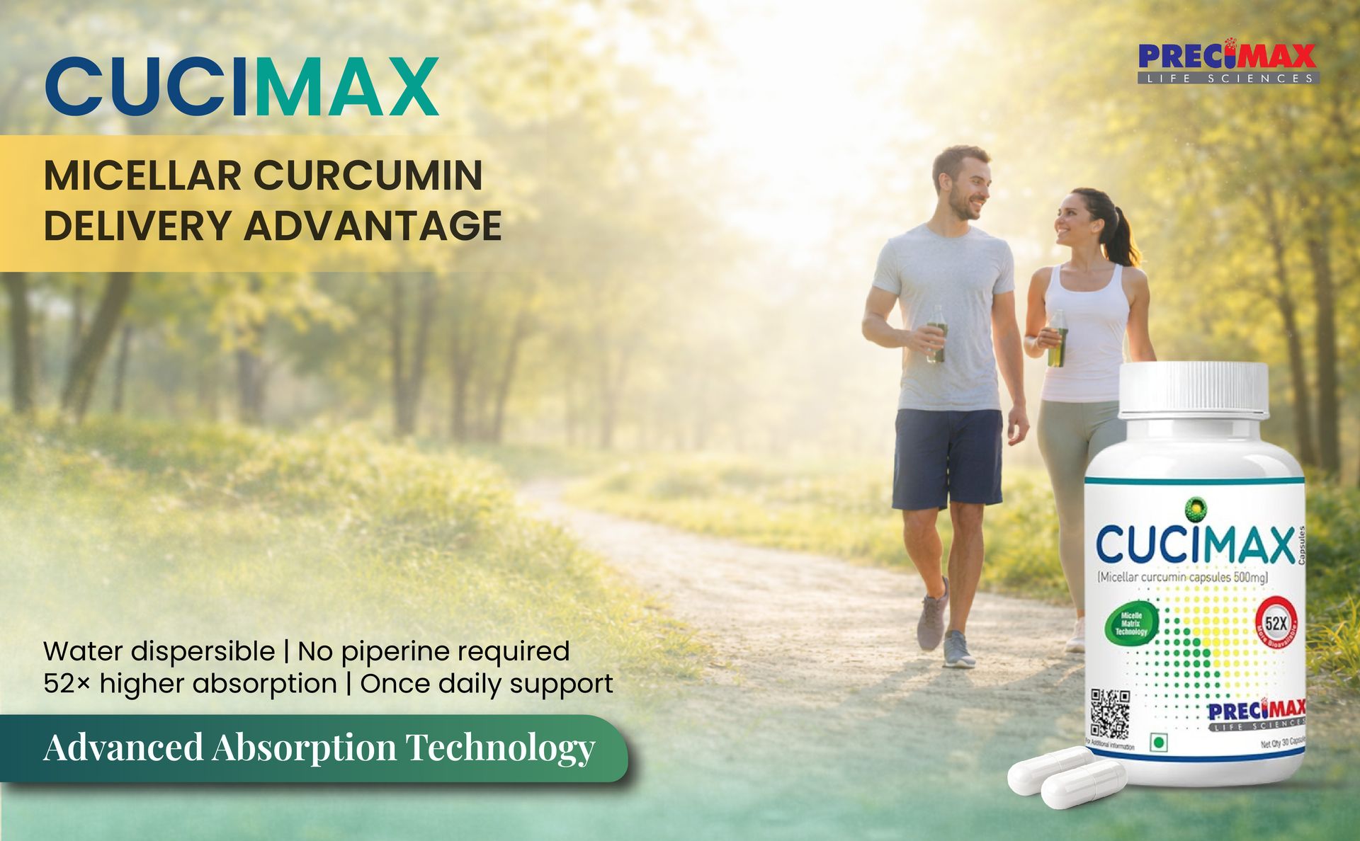 CUCIMAX Micellar Curcumin capsules 500 mg