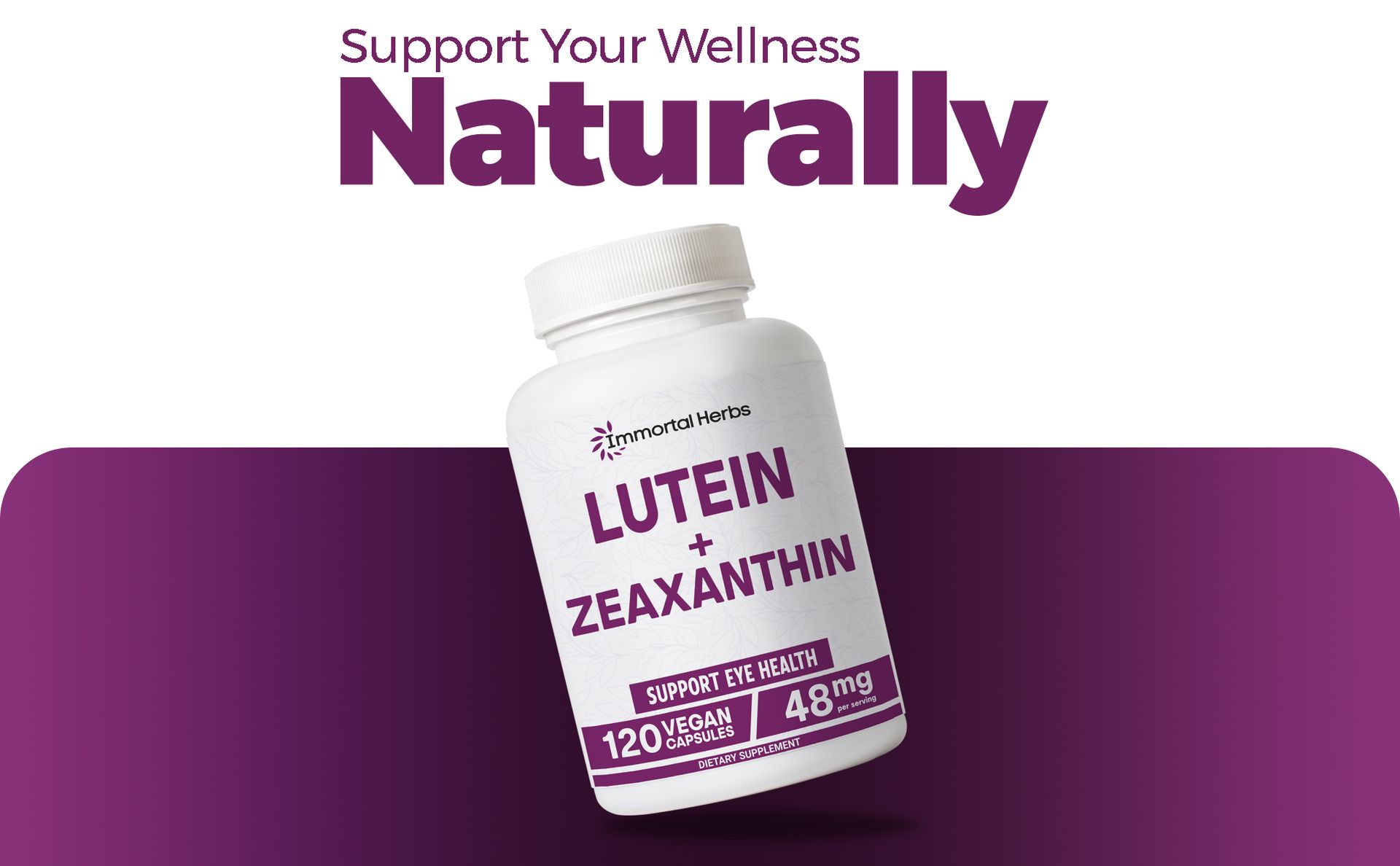 Lutein and Zeaxanthin Supplements for Eyes, Lutein 40mg with Zeaxanthin 8mg from Marigold Flower Extract, 120 vegan Capsules, Non-GMO and Gluten-Free Eye Health Supplement