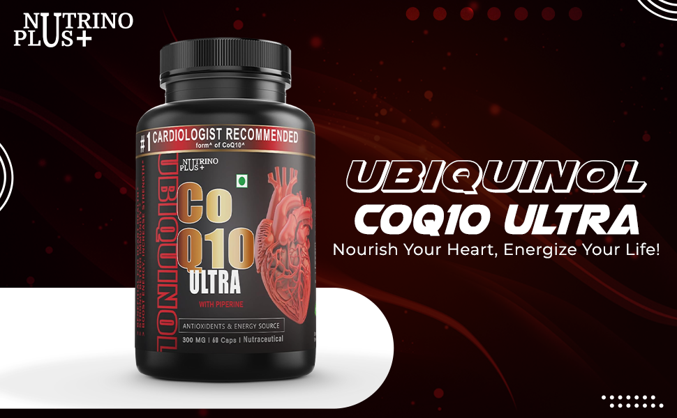 CoQ10 Ultra (Ubiquinol) with Piperine | 200mg Coenzyme Q10 + 5mg Black Pepper Extract | Cardiologist Recommended | Heart, Energy & Fertility Support | 60 Veg Capsules | Formulated in USA (1)