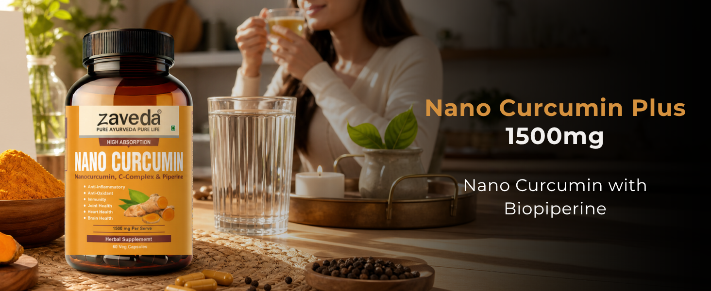 Nano Curcumin Plus 1500mg, 60 Veg Caps