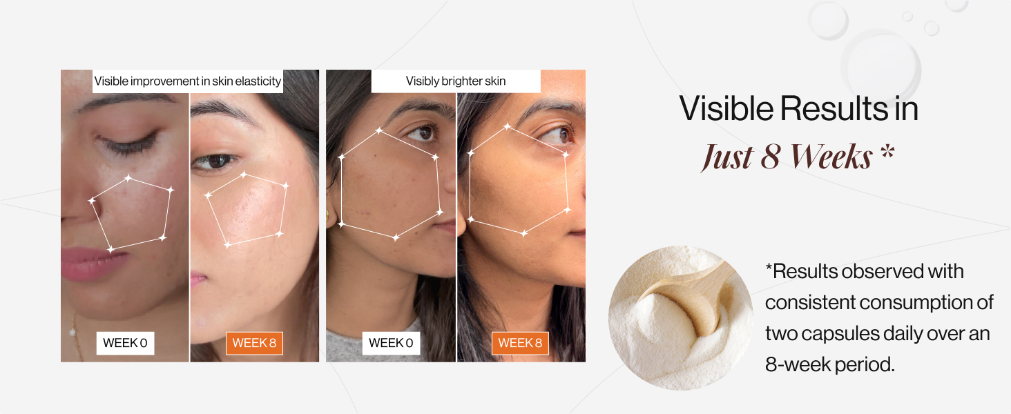 Beautywise Advanced Hydrolyzed Japanese Marine Collagen with Glutathione | For Radiance, Hydration, Youthful Skin | Fast-Absorbing 200gm, Clinically Proven | Skin, Hair & Nails | Cocoa (25 Servings)