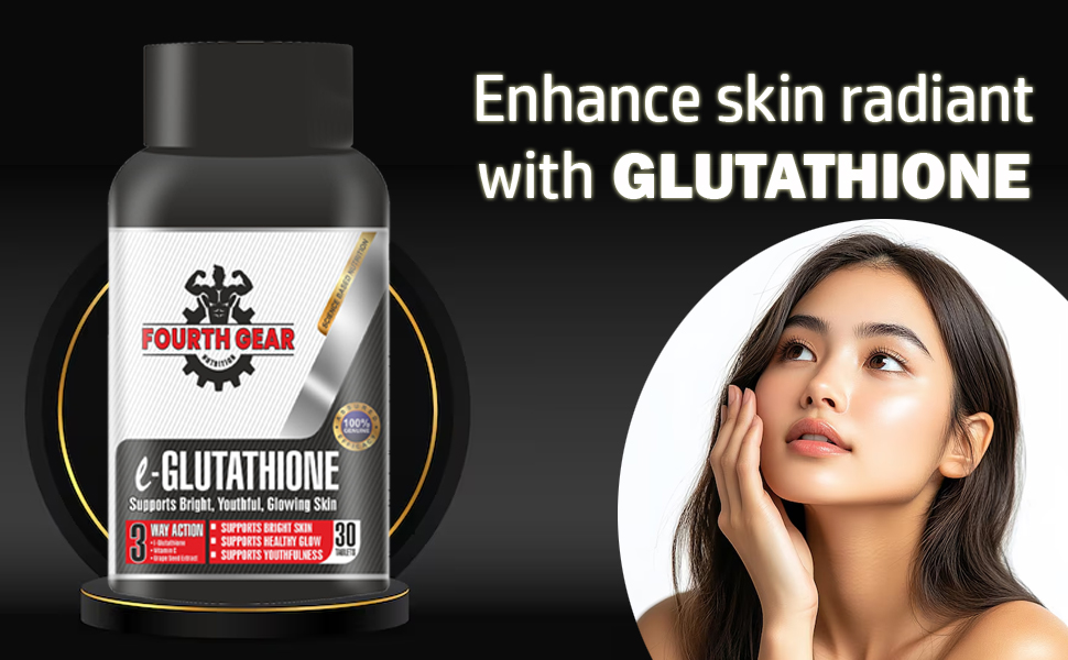 L-Glutathione Tablets 500mg | With Alpha Lipoic Acid, Grape Seed, Liquorice, Niacinamide | Skin Brightening, Antioxidant & Detox Support | 30 Tablets