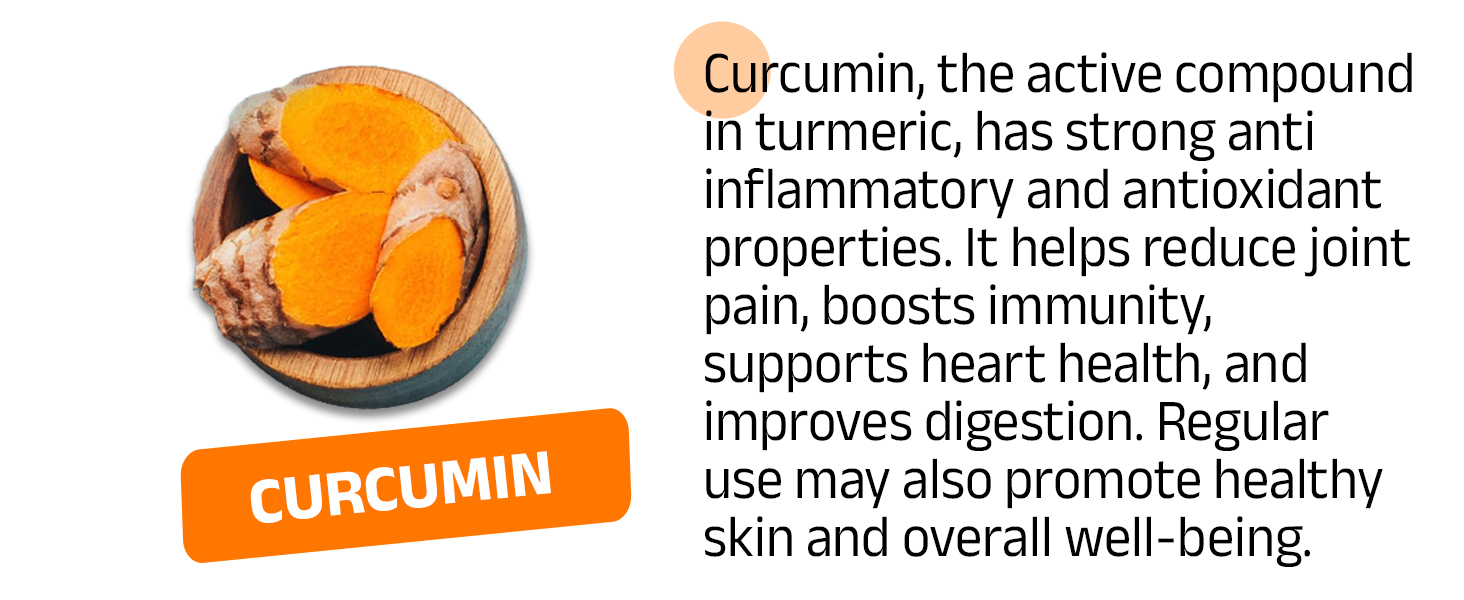 Skin Glow Stack | Spirulina & Curcumin Capsules | Boosts Immunity, Reduces Inflammation & Enhances Recovery | 60+60 Vegan Capsules