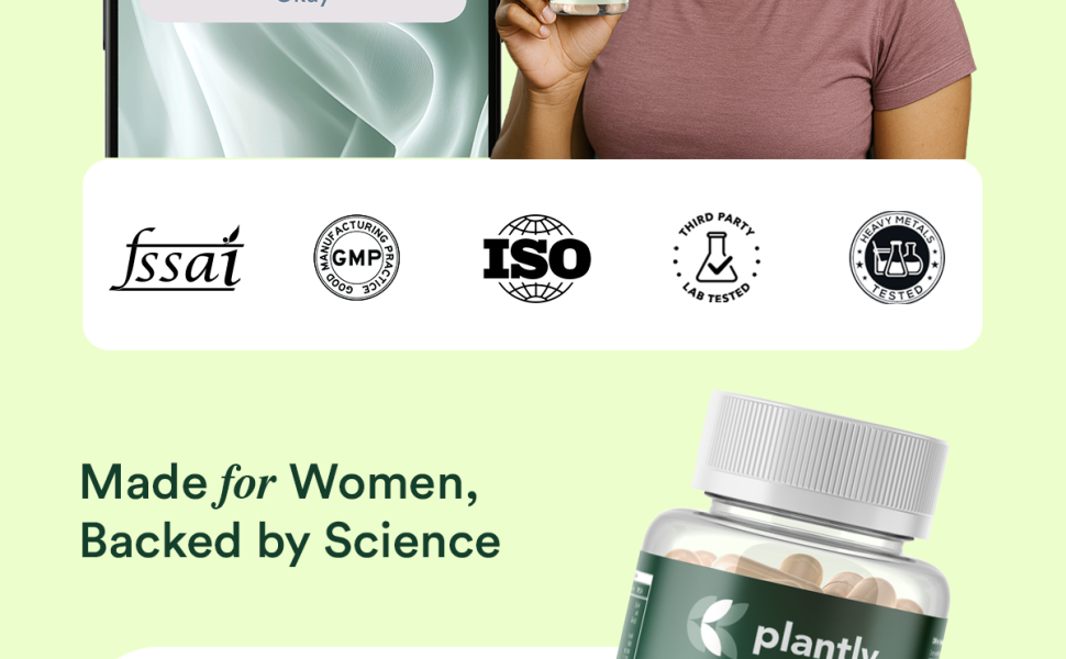 Women’s Multivitamin 18+ | 90 Veg Capsules | 100% Plant-Based, Natural Vitamins for Immunity, Hormonal Balance, Energy, and Bone Health | With Amla, Guava Leaf, Shatavari & Biotin (90 Capsules)
