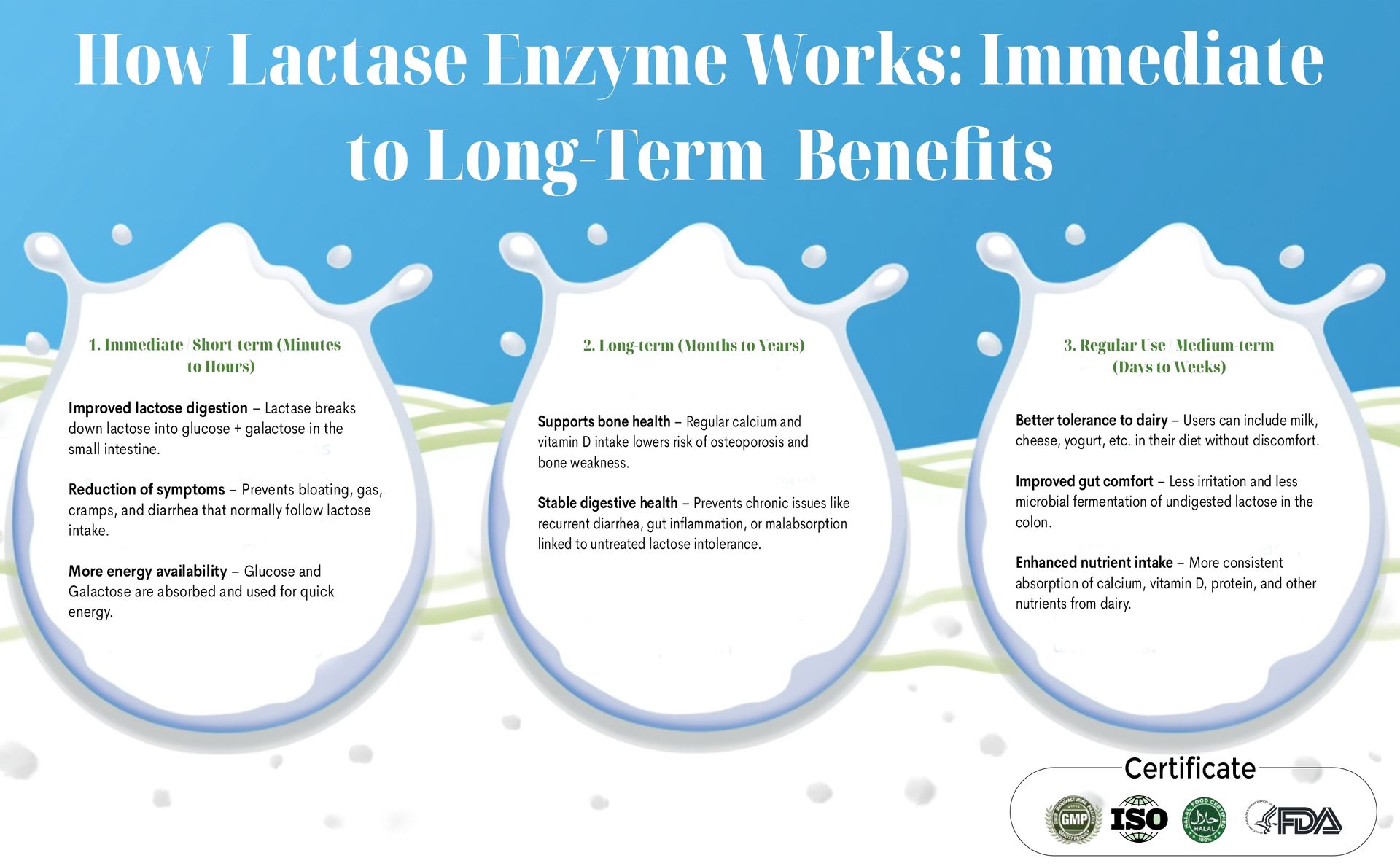 Lactase Enzyme 60 Vegetarian Capsules-9000 FCC ALU | Supports Lactose Digestion | Dairy Relief Supplement | Fast-Acting, Non-GMO, Gluten-Free |