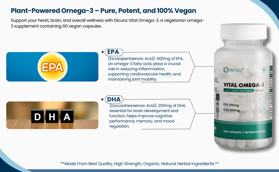 Vital Omega-3 Supplement - 60 Capsules