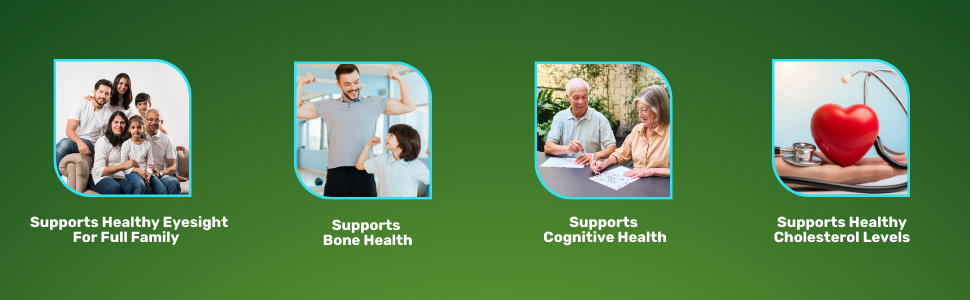 Algae-Rich Omega 3 Vegan Capsules | 300mg EPA & 100mg DHA | Plant Based Omega-3 | Supports Eye, Brain, Bone & Heart Health | 30 Capsules