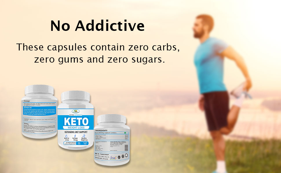 Keto Weight Management Capsules | Herbal Fat Burner with Garcinia Cambogia, Green Tea Extract, Green Coffee & Apple Cider Vinegar | Supports Metabolism & Energy | 60 Capsules