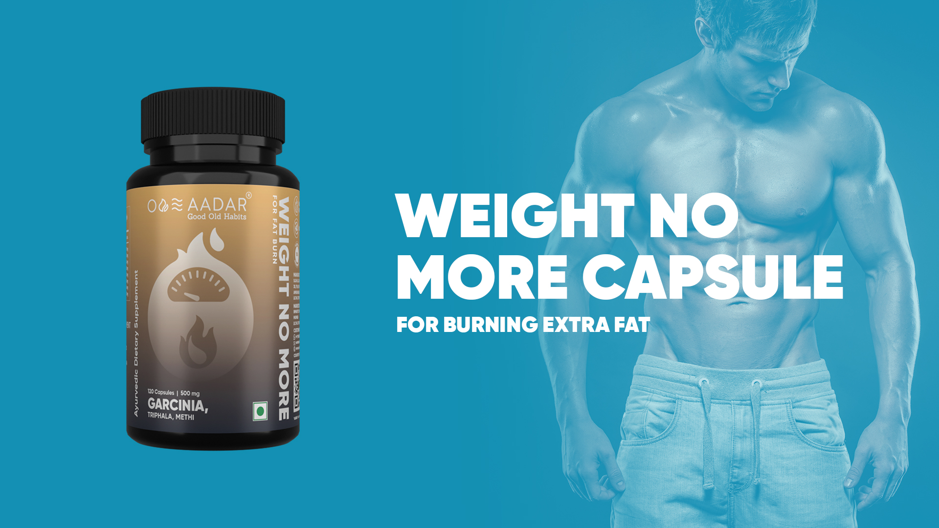 Aadar Weight No More Capsule, 120 Capsules (Pack Of 2)
