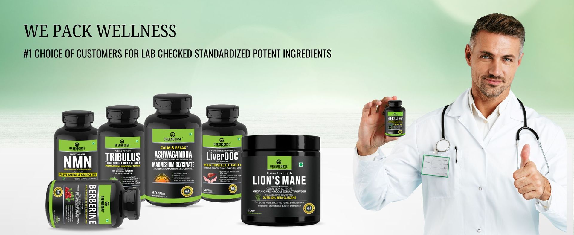 GREENDORSE EPICATECHIN- 99% Purity Workout Capsules | Lean Muscle Growth, Myostatin Inhibitor, Nitric Oxide Booster, Improved blood flow & cognitive functions | Lab tested- 60 Veg capsules