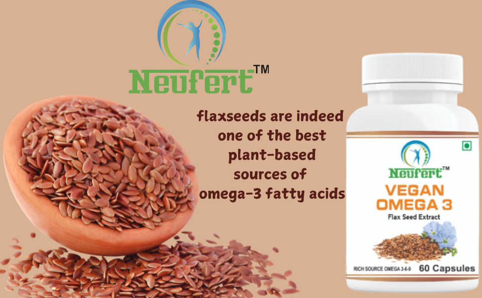 Vegan Omega-3 (Pack Of 2) Natural Nutrition Supplements for Muscle, Bone, Heart & Skin 100 Capsules