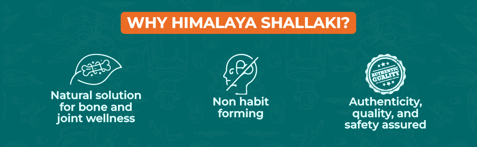 Himalaya Shallaki | Pain and inflammation | Tablets 60s | Bone and Joint Wellness (Pack of 2)