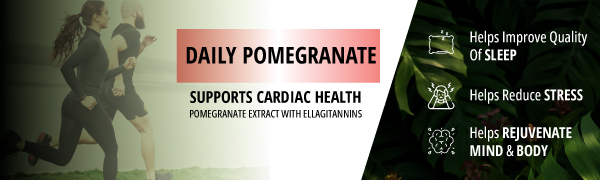 Curegarden Daily Pomegranate Extract 400mg Antioxidant Capsules, 60 Caps
