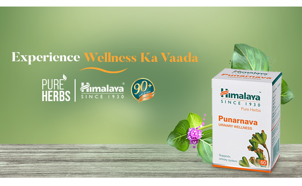 Himalaya Punarnava Tablets - 60 count (Pack of 1)