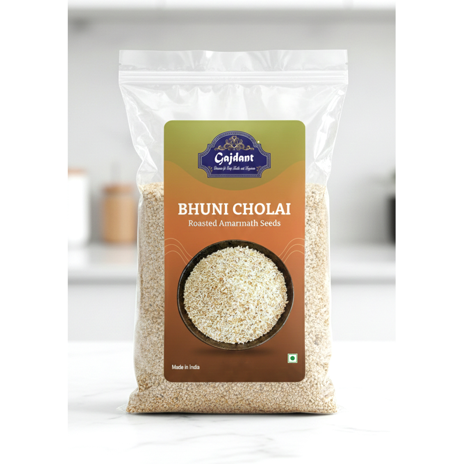 Gajdant Bhuni Cholai | Roasted Amaranth Seed for Fasting | Healthy Ramdana for Vrat and Upvas - 500g