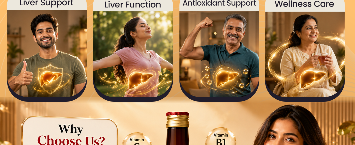 Silymarix-140 Liver Support Syrup | Liver, Stomach & Digestion Wellness Support | Natural Detox & Body Cleanse Supplement | Antioxidant Rich Sugar Free Strawberry Flavour, 200ml