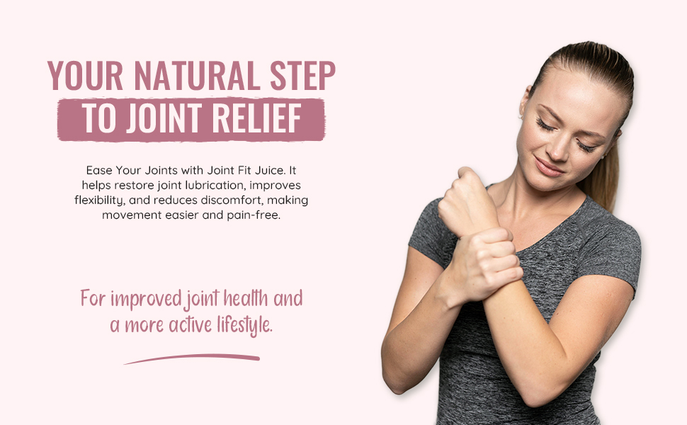 Nutriorg Joint Fit Juice 500ml | Natural Joint Pain Relief with 16 Ayurvedic Herbs | Reduces Swelling, Improves Flexibility & Muscle Strength | For Men & Women