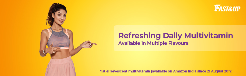 Fast&Up - Vitalize - Daily Multivitamins 21 Fast-Acting Vitamins & Minerals, with Vit C, D, and Iron for Immunity, Energy & Heart Health | Suitable for both, Men & Women, Pack of 20